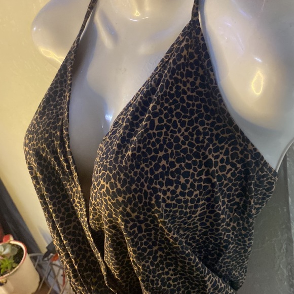 Women’s n:Philanthropy’s peppermint leopard print, bodysuit sugar cheetah - Picture 8 of 17